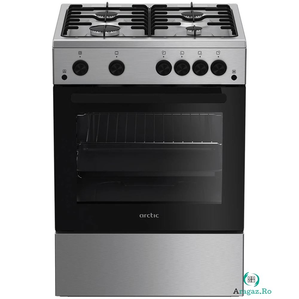 Aragaz pe Gaz Arctic AGG6611DTTLX, Rotisor, Grill, 4 Arzatoare la 1,799.99 lei ron