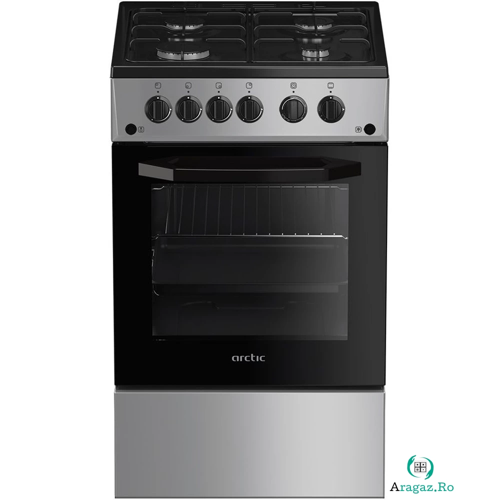 Aragaz pe Gaz Arctic AGDG5611DTLB, Grill 4, Arzatoare la 1,399.99 lei ron