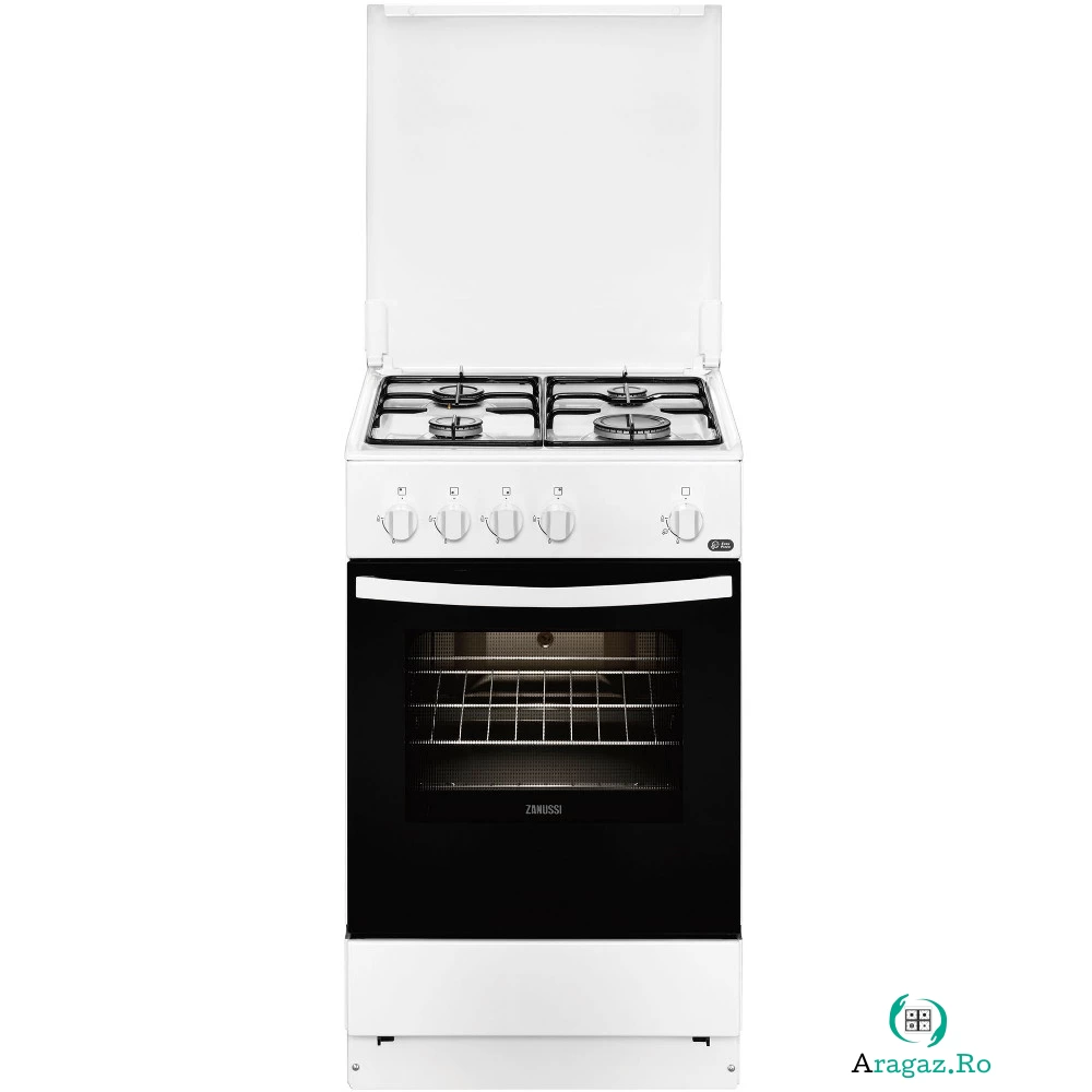 Aragaz pe Gaz Zanussi ZCG210S1WA, 4 arzatoare