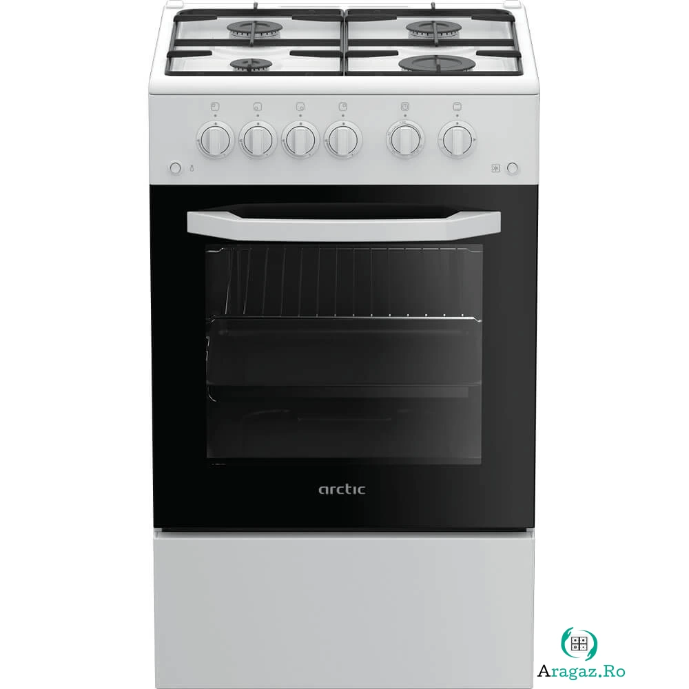 Aragaz pe Gaz Arctic AGM5511DTTL, Grill, 4 arzatoare la 1,199.99 lei ron