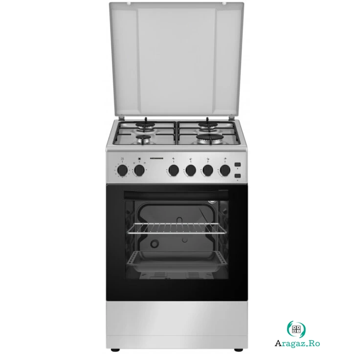 Aragaz HFSC-S60LITGSL 4 Arzatoare Silver